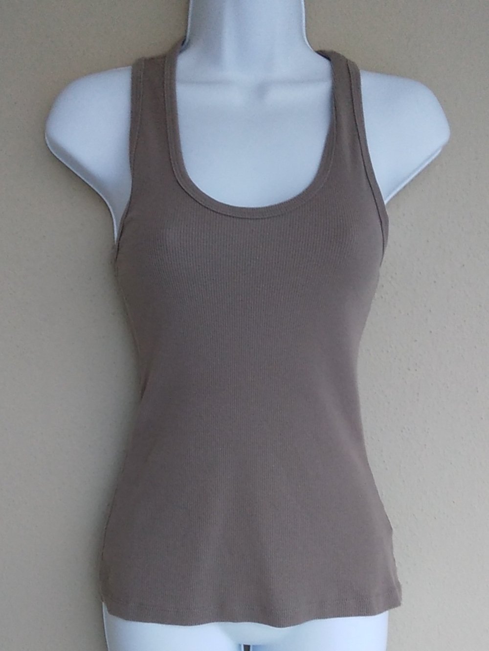 DOUBLE Zero Women's‎ Ribbed Sleeveless Tank Top Size Small